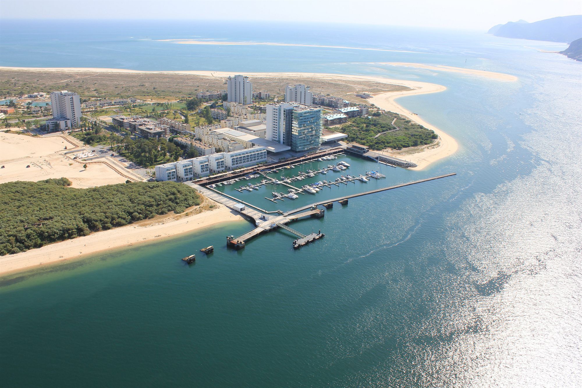 The Editory By The Sea Troia Comporta Hotel Екстер'єр фото Aerial view of the resort
